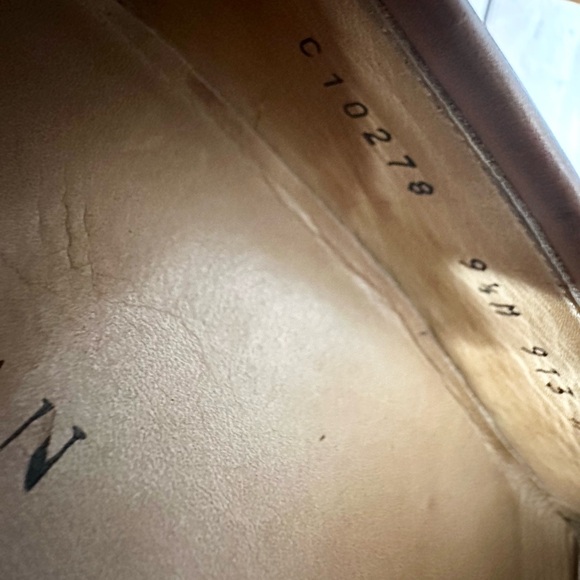 Cole Haan X Air Mens Giovanni Penny Loafer Leather Shoes Sz 9.5 Brown Classic - Picture 11 of 12